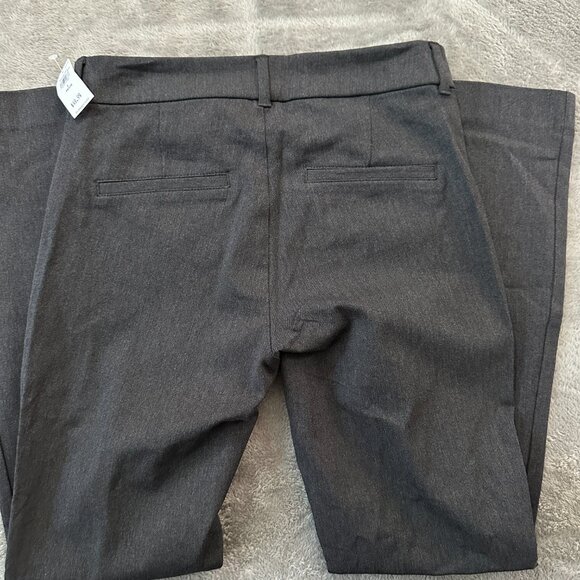 NWT Old Navy High Rise Pixie Flare Secret Smooth Pockets Pants 2 Petite 2P Gray - Picture 8 of 8